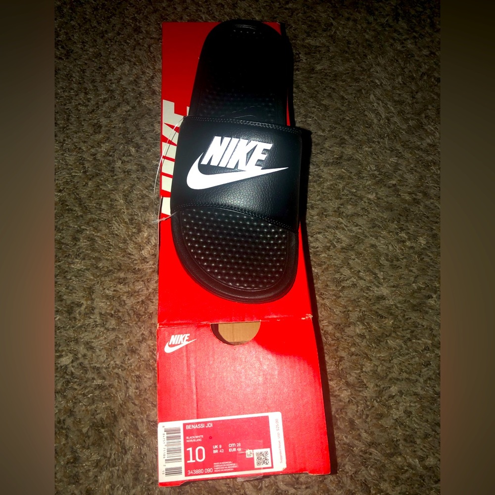 New with tags, Nike slides.